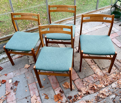 4 retro spisebordsstole i eg