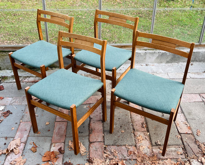 4 retro spisebordsstole i eg