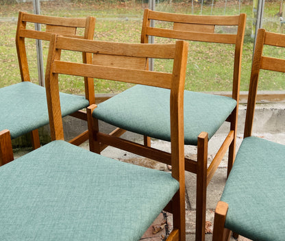 4 retro spisebordsstole i eg