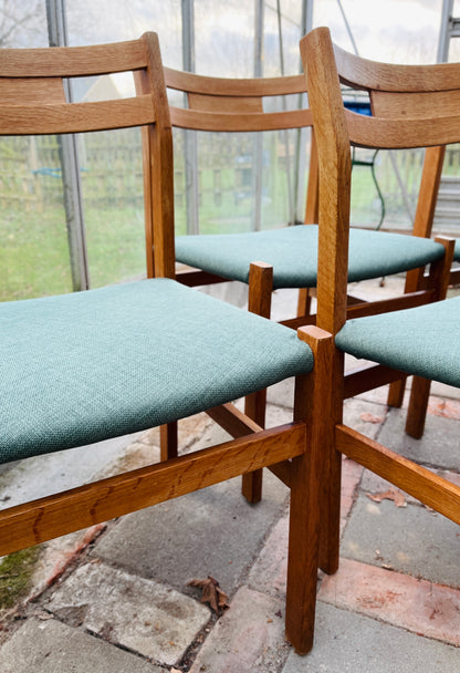 4 retro spisebordsstole i eg