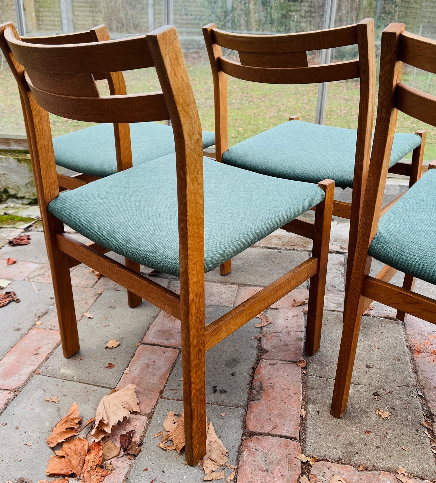 4 retro spisebordsstole i eg