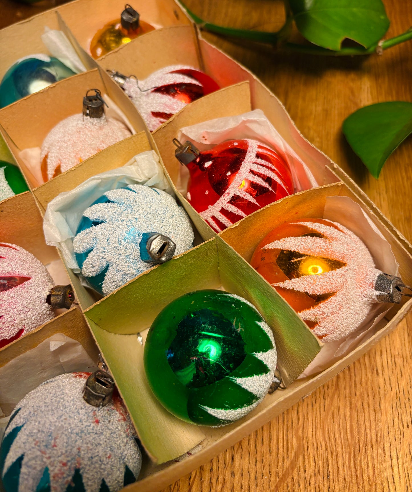 Vintage julekugler 〰️ 12 stk.