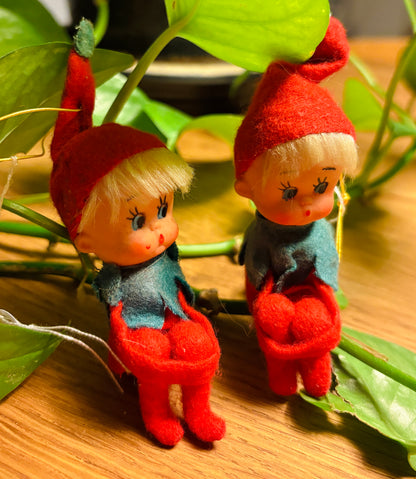 To søde vintage nisser fra 1950’erne / 1960’erne.