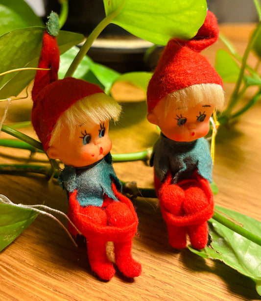 To søde vintage nisser fra 1950’erne / 1960’erne.