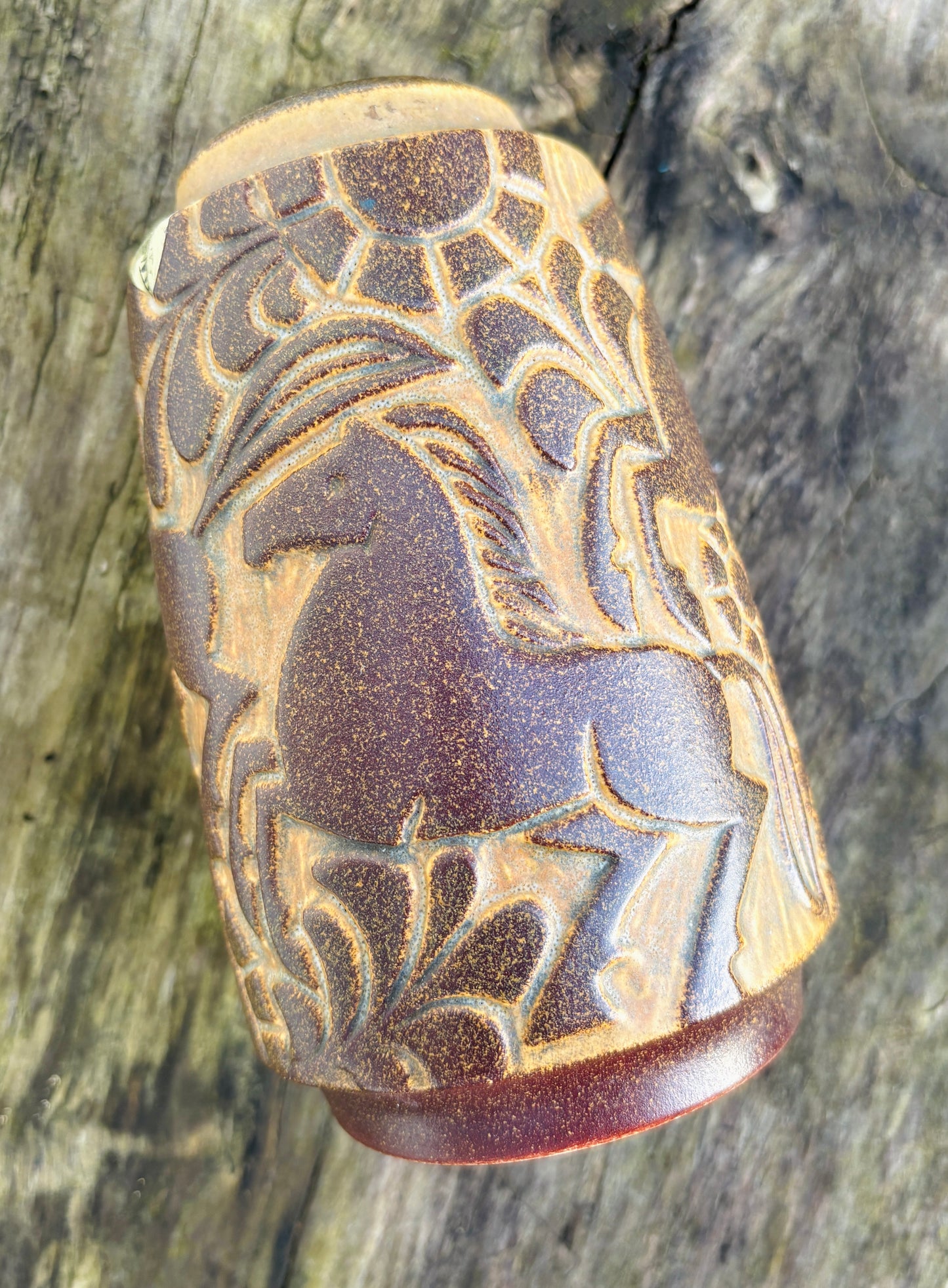 Michael Andersen – vase med hestemotiv