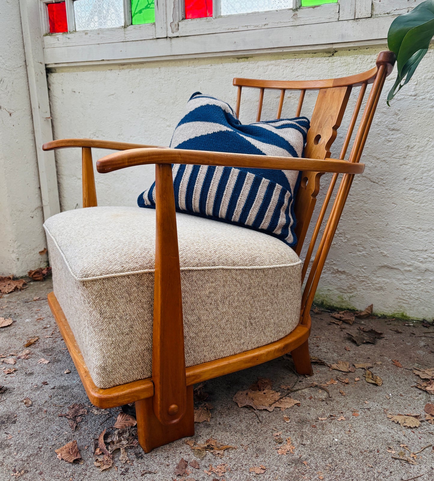 Fritz Hansen loungestol model 1590 – vintage design fra 1940’erne