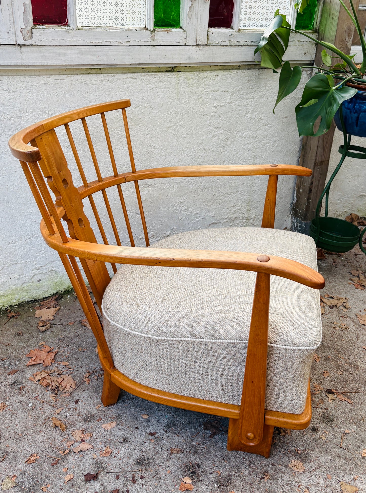 Fritz Hansen loungestol model 1590 – vintage design fra 1940’erne