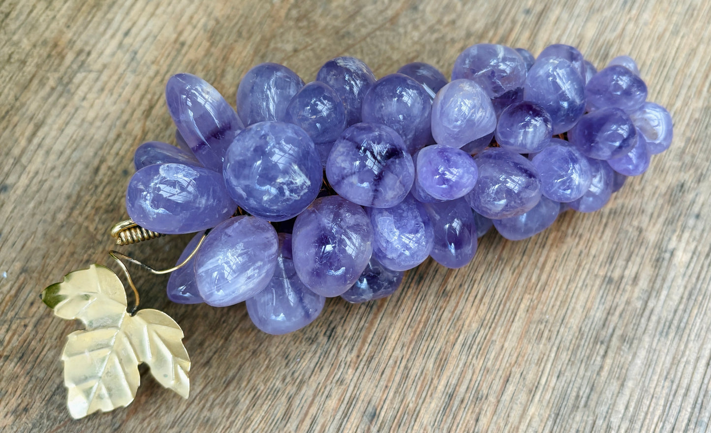 Vintage vindrueklase i ametyst