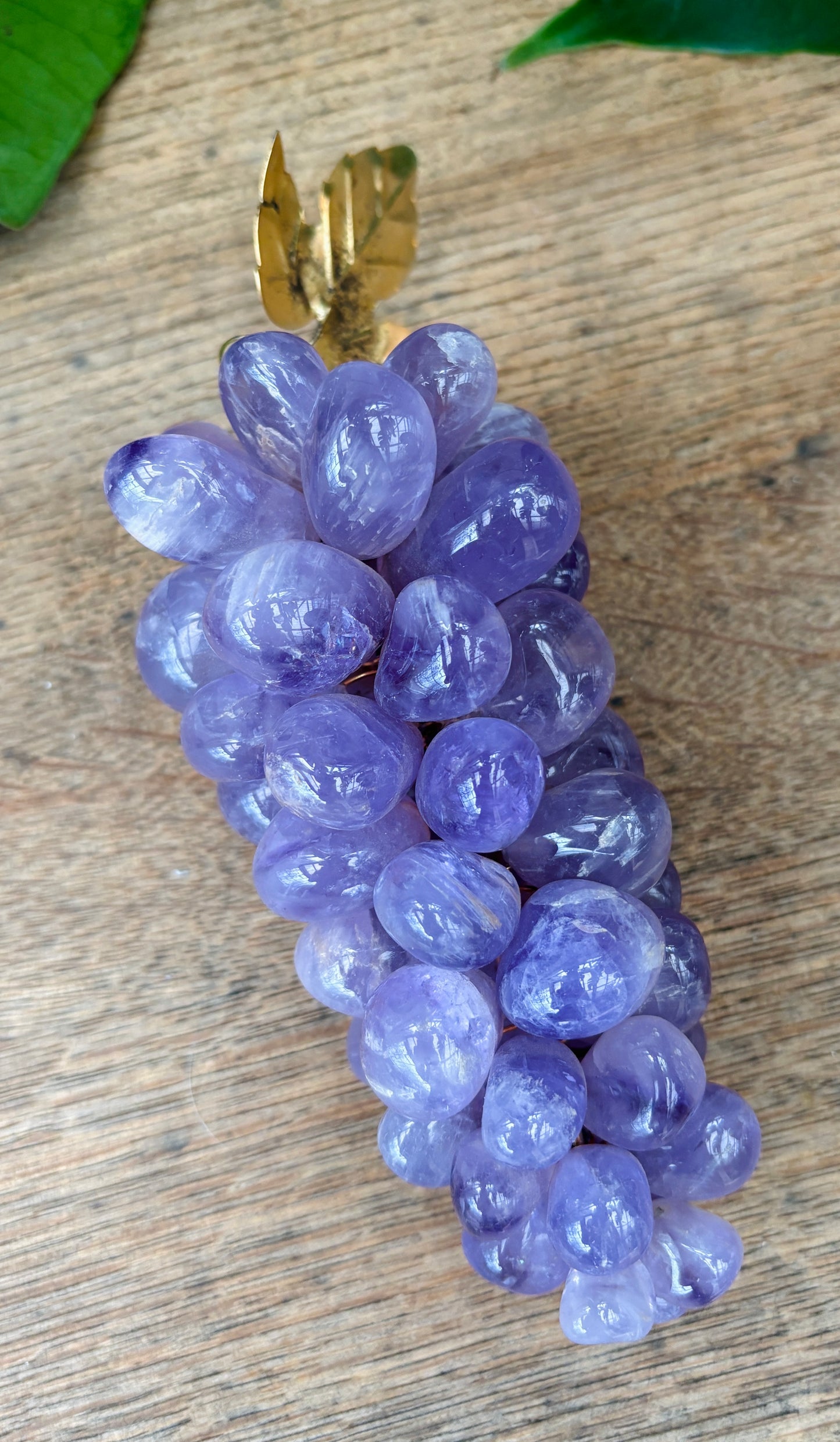 Vintage vindrueklase i ametyst