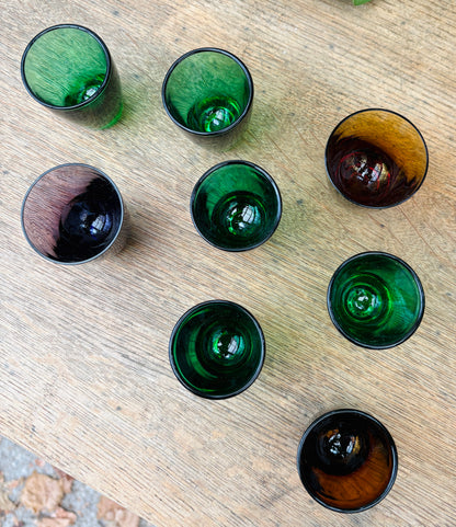 Vintage franske shotsglas