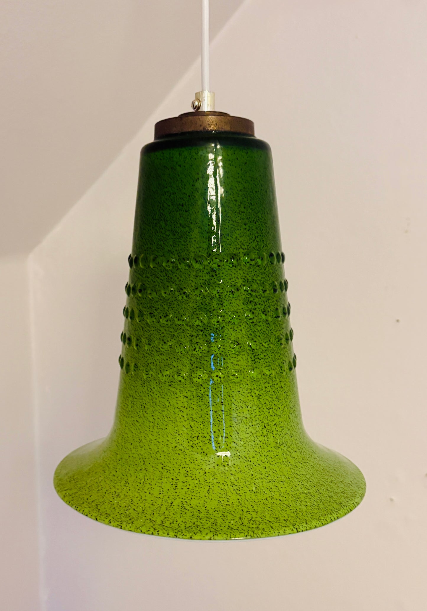 GRØN GLASPENDEL - SVENSK DESIGN