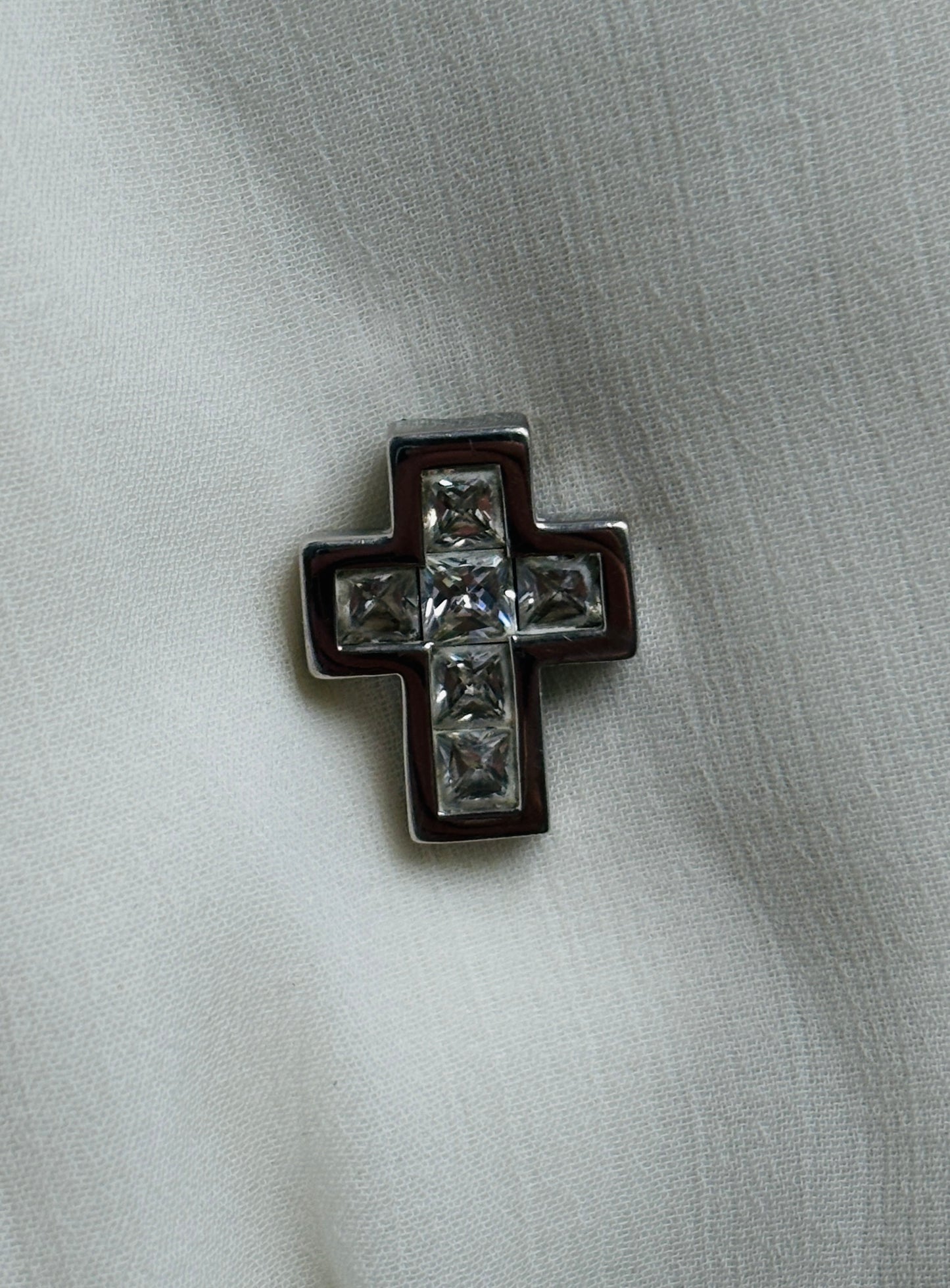 Kors-vedhæng i sterlingsølv