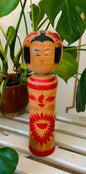 Stor vintage Kokeshi dukke