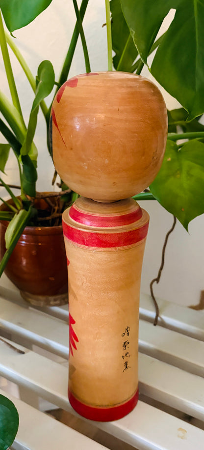 Stor vintage Kokeshi dukke