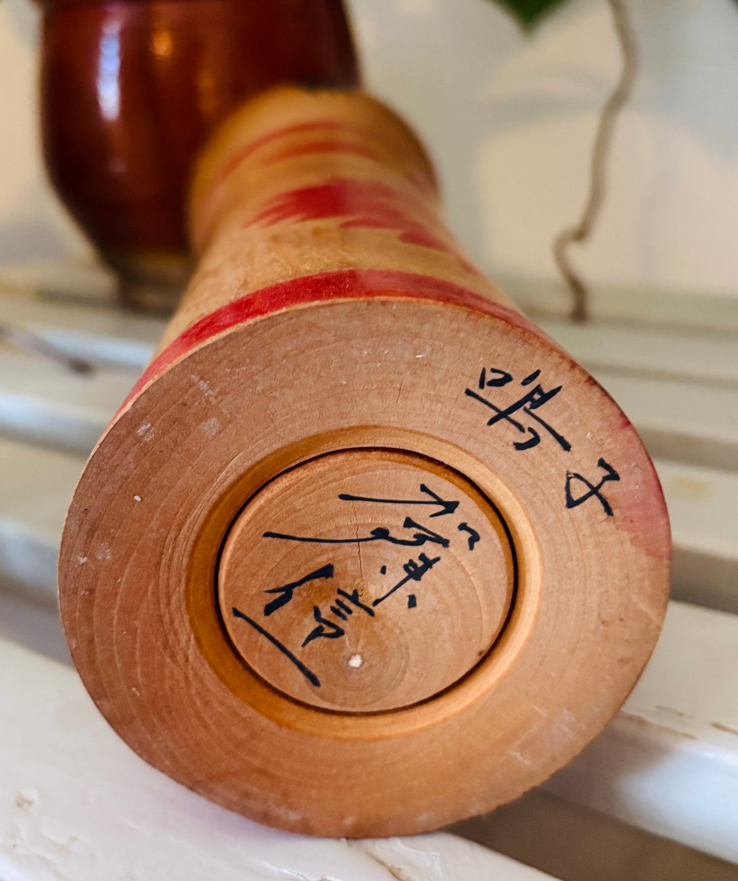 Stor vintage Kokeshi dukke
