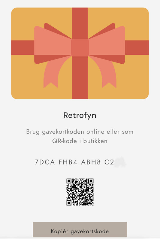 Retrofyn-gavekort